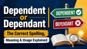 Dependent or Dependant